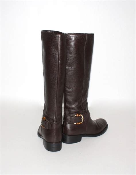 Vintage 1970s/1980s Women's Gucci Horsebit Riding Boots in 